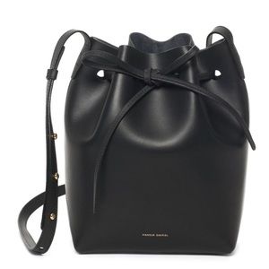 Mansur Gavriel black bucket bag